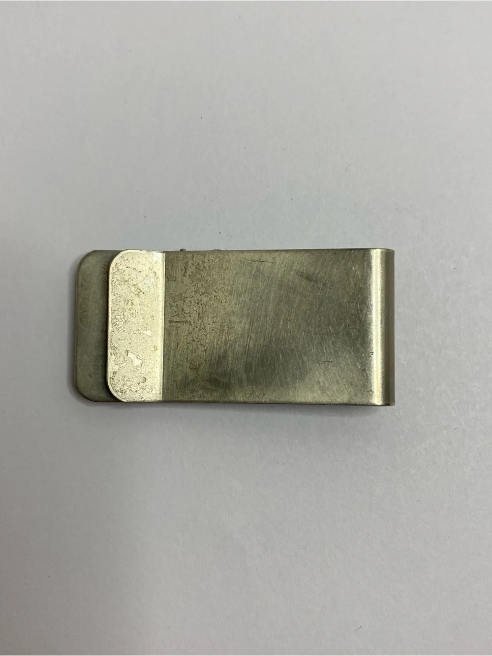 Vintage Elk Deer Money Clip Silver Tone Brass Tone Hunting Wildlife Accessory